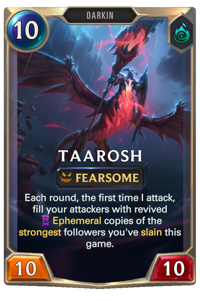 taarosh lor card