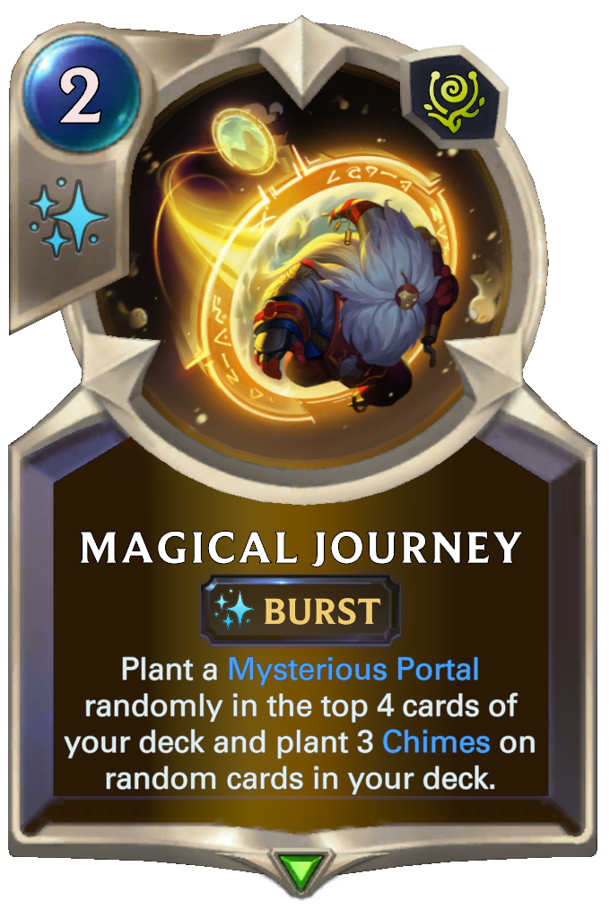 magical journey lor card