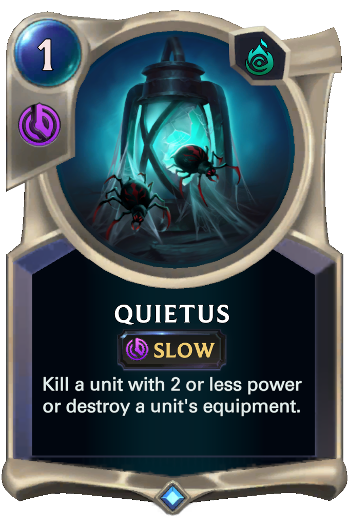 quietus lor card