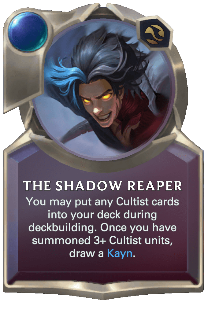 the shadow reaper card