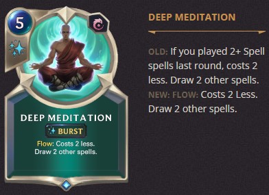 deep meditation balance changes