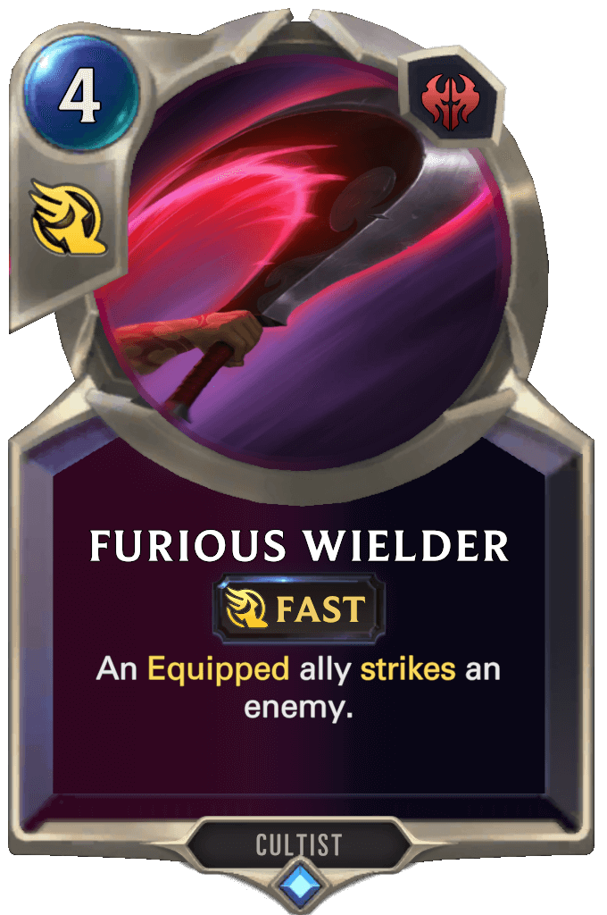 furious wielder lor card