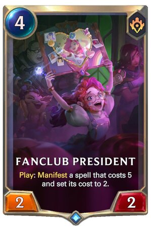 Fanclub President (LoR Card)