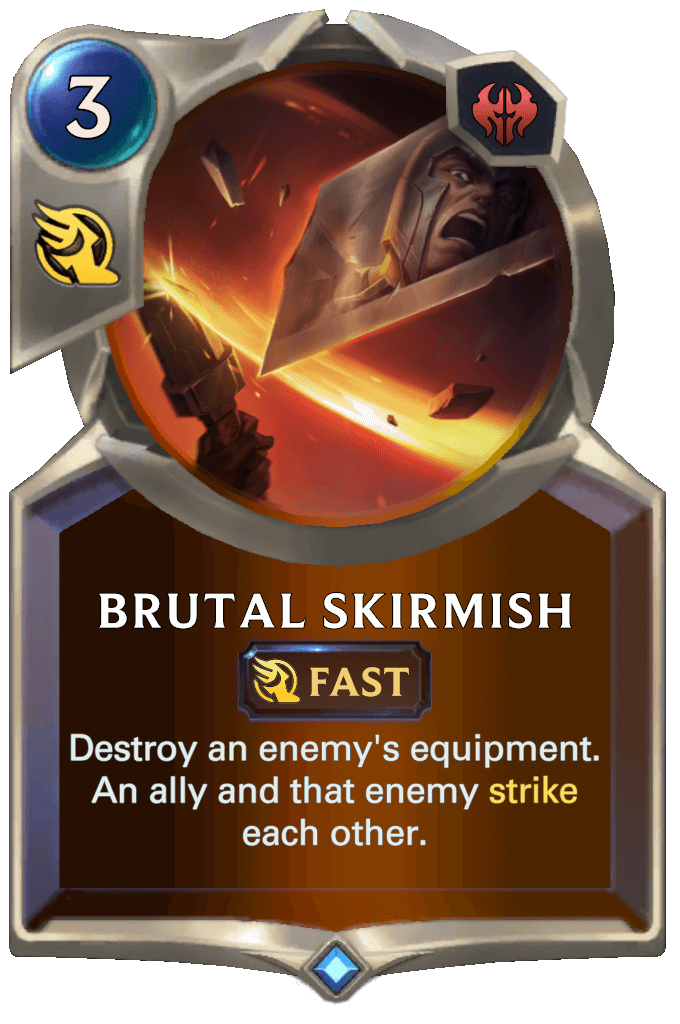brutal skirmish