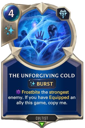 The Unforgiving Cold (LoR Card)