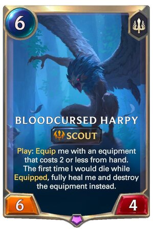Bloodcursed Harpy (LoR Card)]