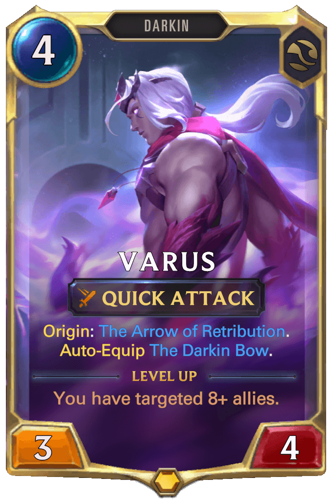 varus level 1 lor card