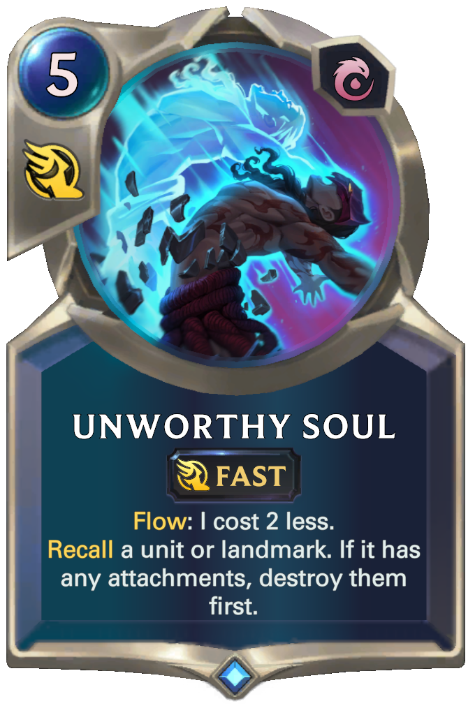 unworthy soul