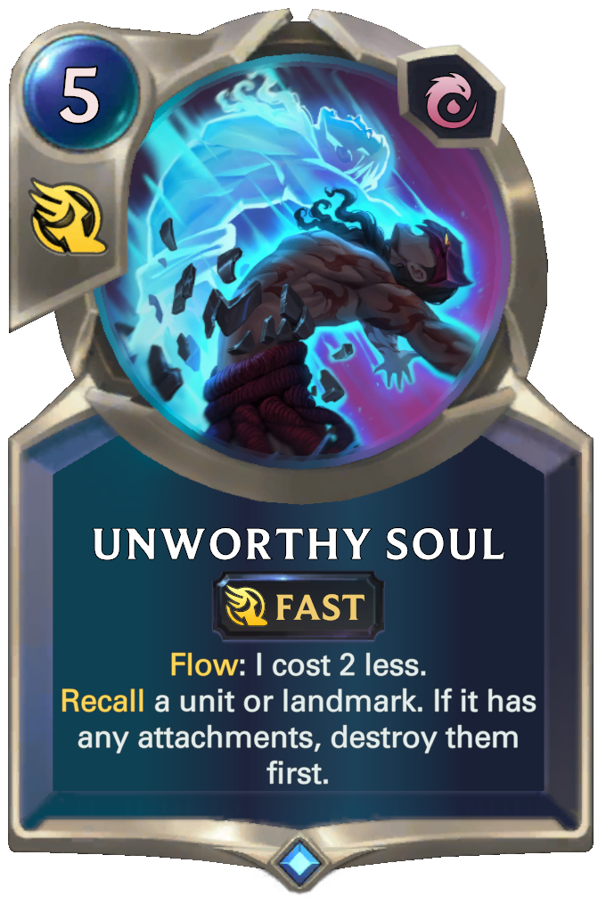 unworthy soul