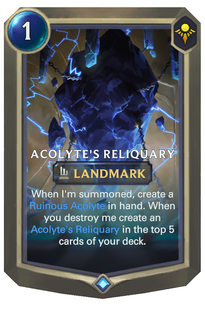 Acolyte's Reliquary lor card