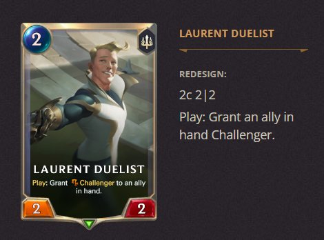 Laurent Duelist LoR Patch 3.19.0