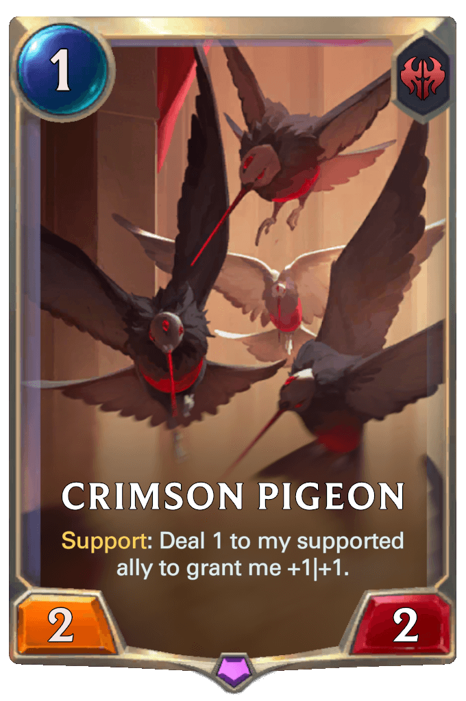 Crimson Pigeon lor card