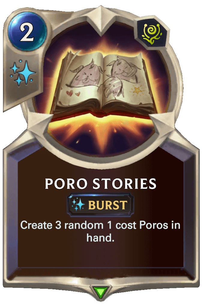 Poro Stories lor card