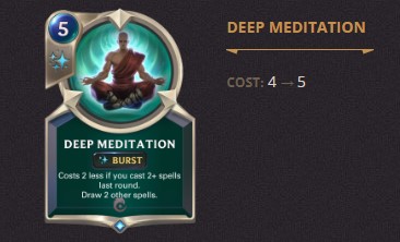 Deep Meditation OLD (LoR Card)