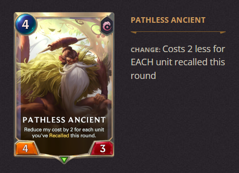 Pathless Ancient LoR Patch 3.19.0