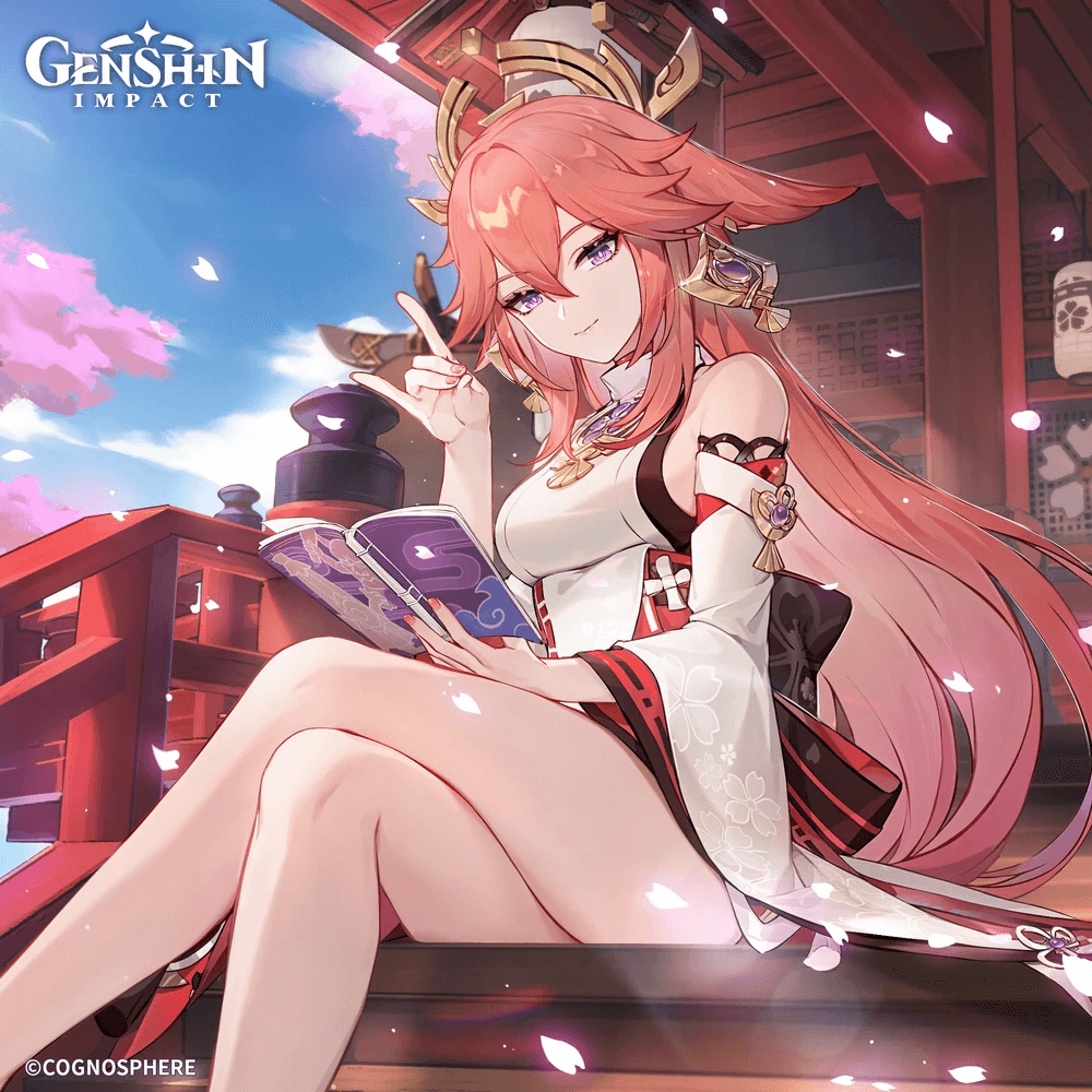 Genshin Impact Yae Miko Artwork