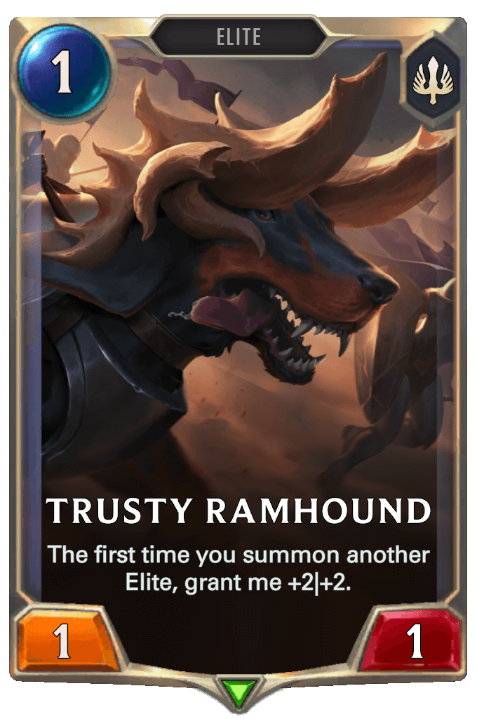Trusty Ramhound lor card