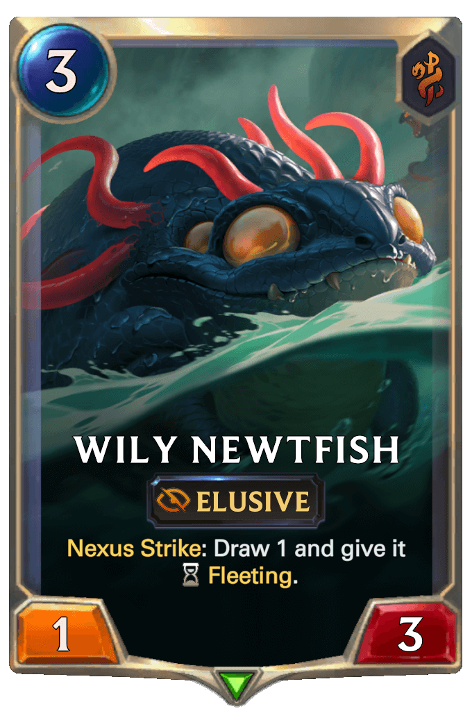 Wily Newtfish lor card