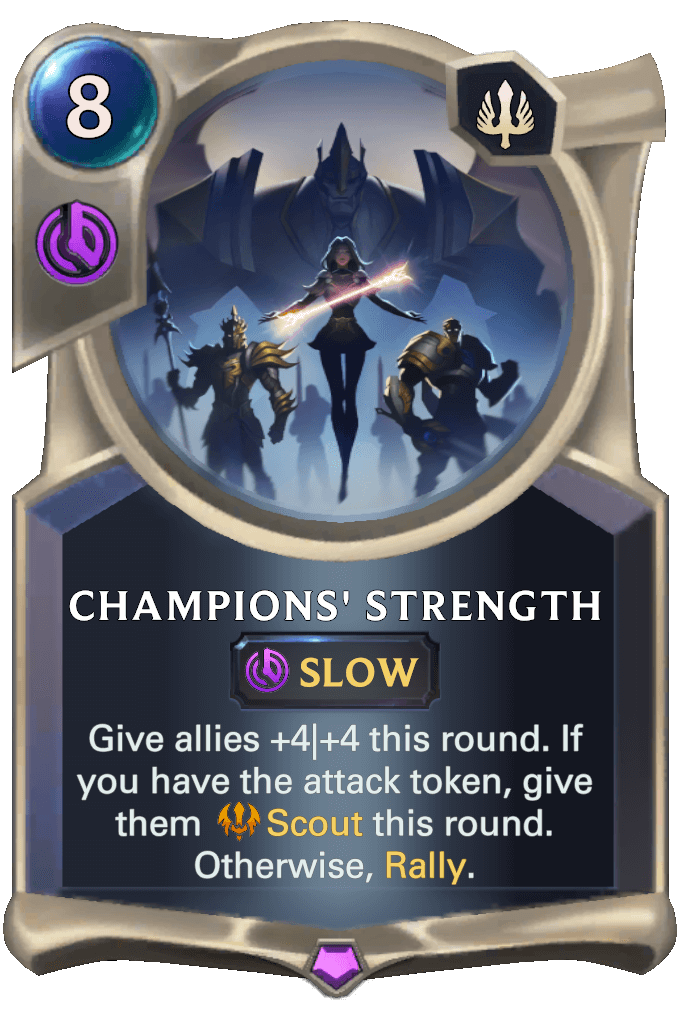 Champions' Strength lor card