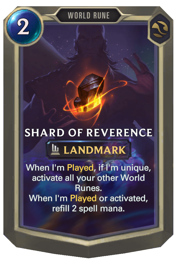 shard of reverence lor card