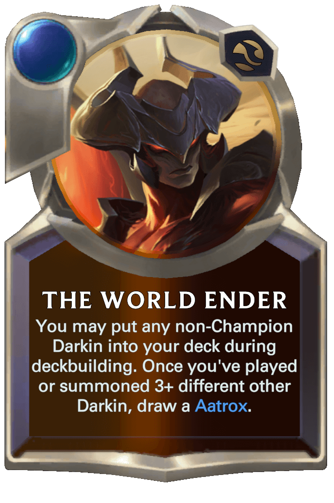 The World Ender lor card