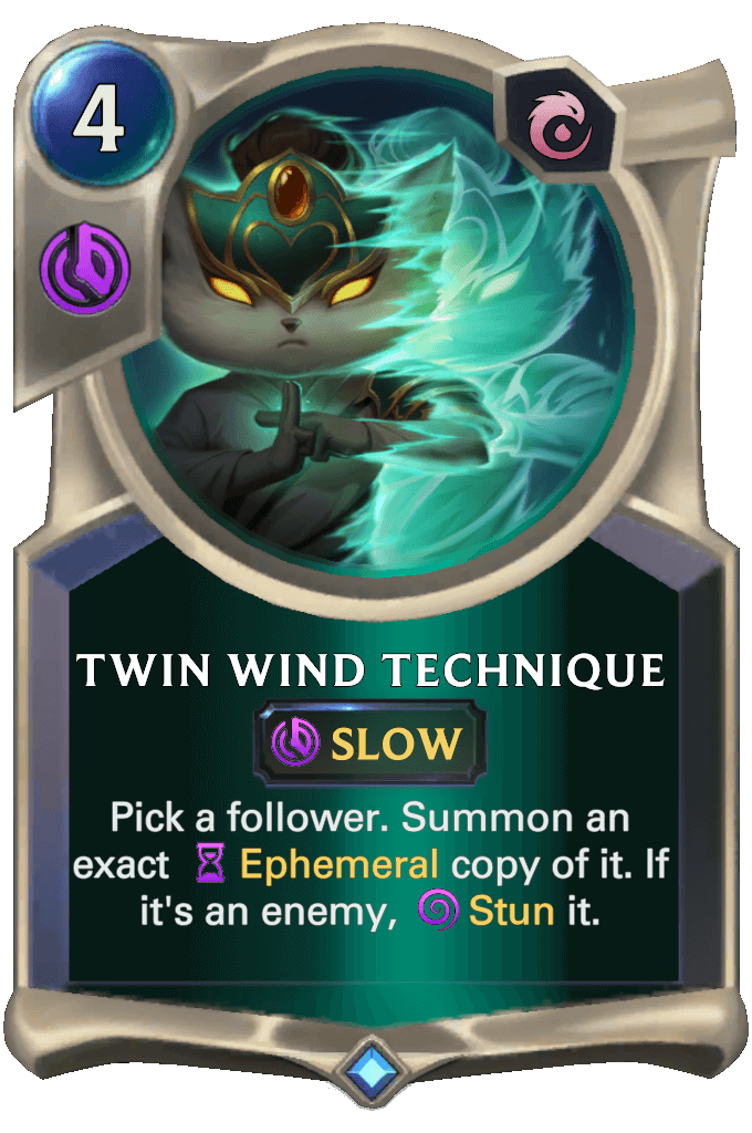 Twin Wind Technique lor card