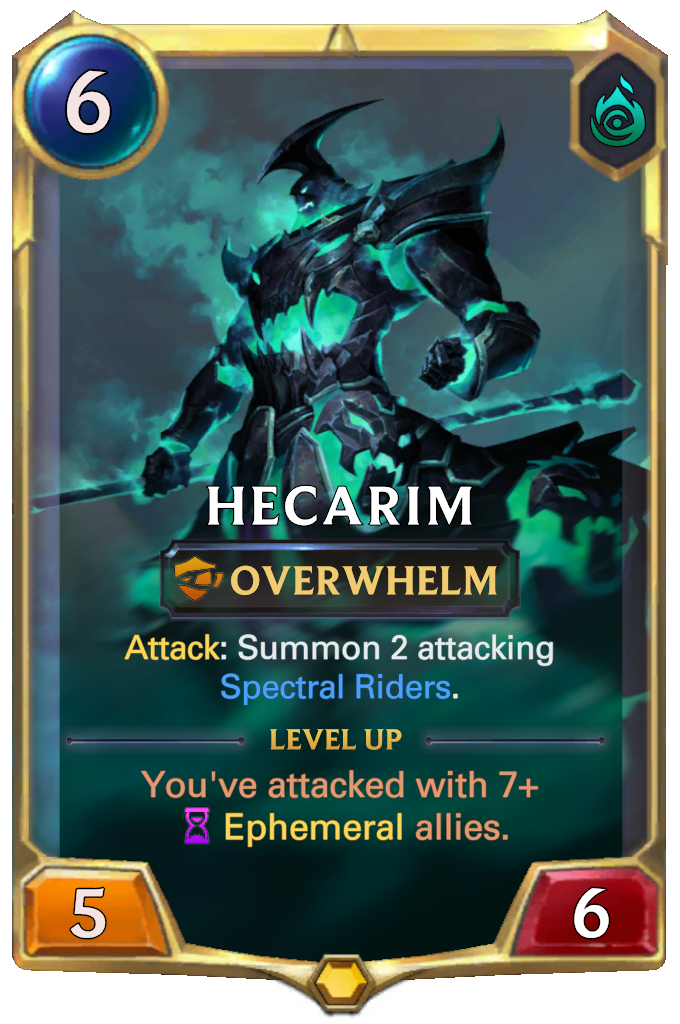 Hecarim lvl1 (LoR Card)