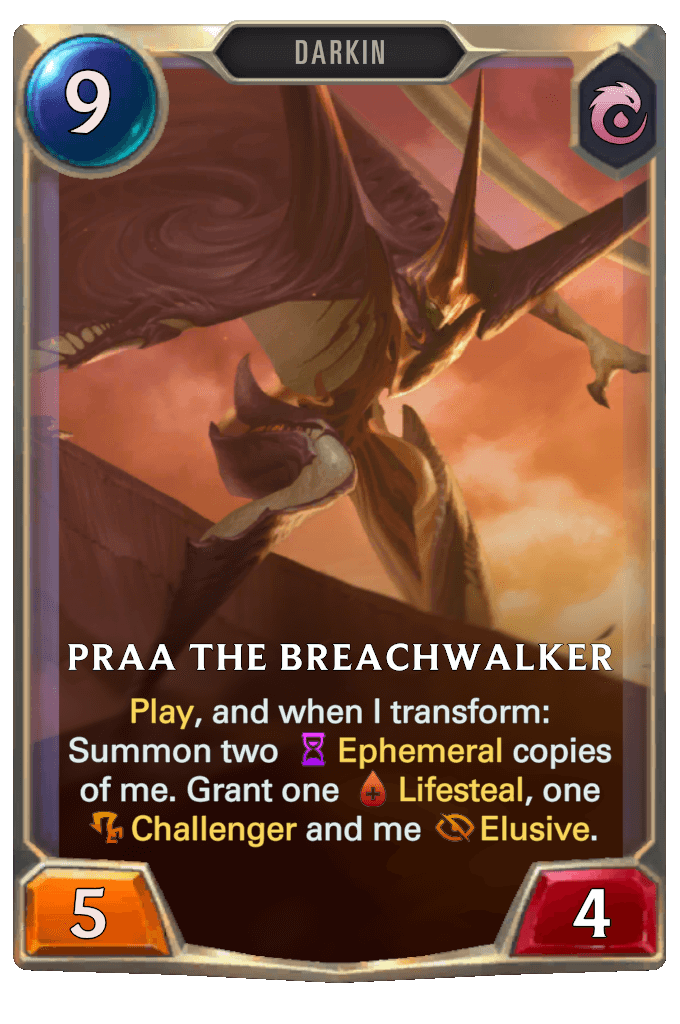 Praa The Breachwalker lor card