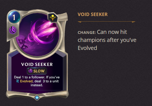 Void Seeker LoR Patch 3.19.0