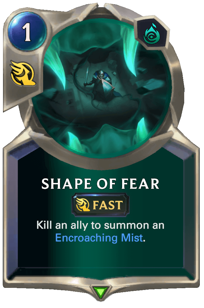 Shape of Fear lor card