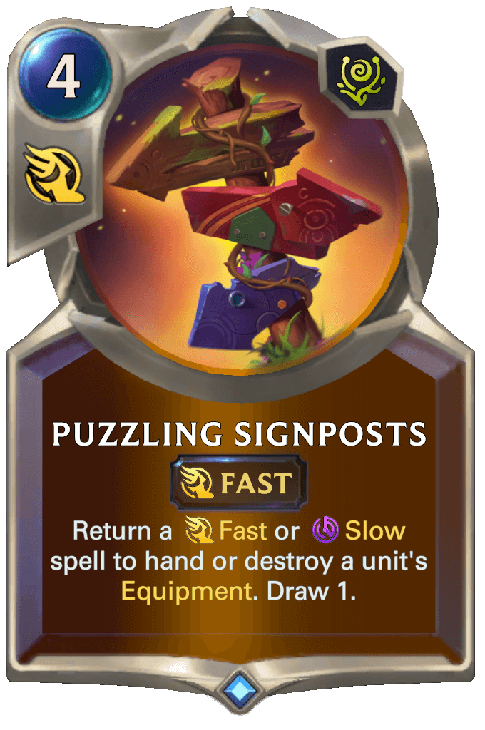 Puzzling Signposts lor card
