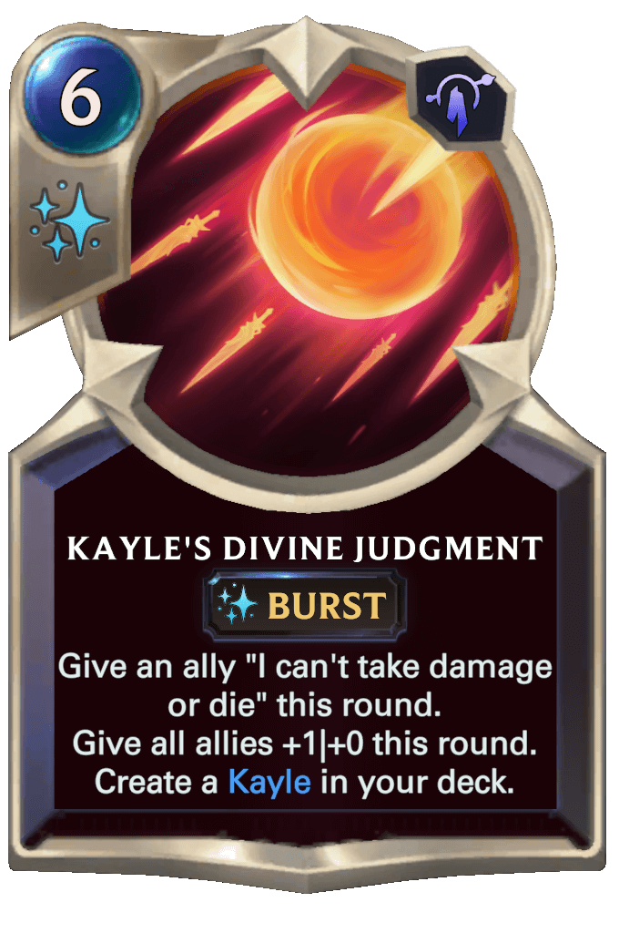 Kayle's Judgment lor card