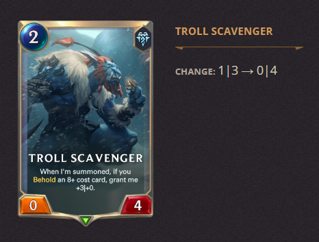 Troll Scavenger LoR Patch 3.19.0