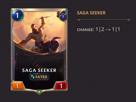 Saga Seeker LoR Patch 3.19.0