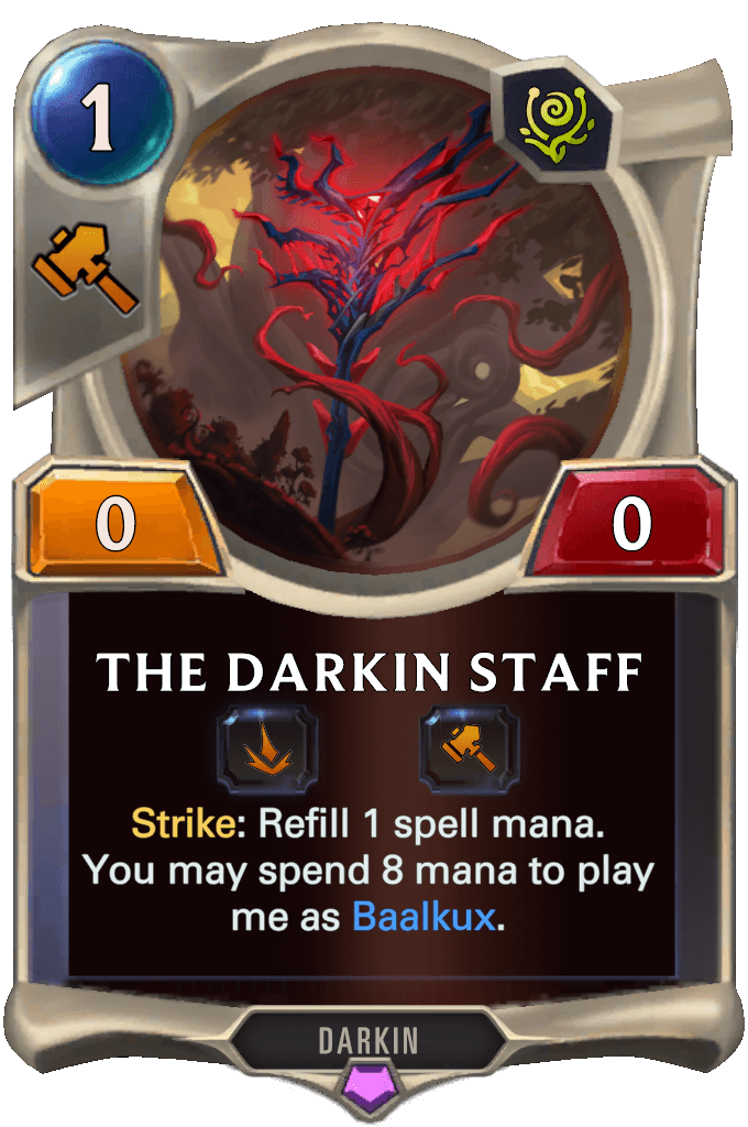 The Darkin Staff lor card