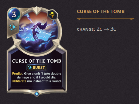 Curse of the Tomb LoR Patch 3.19.0