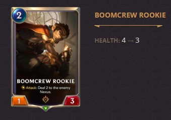 Boomcrew Rookie OLD (LoR Card)