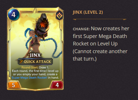 Jinx Level 2 LoR Patch 3.19.0