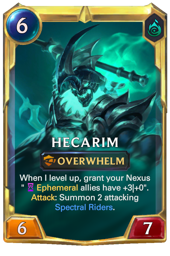 Hecarim lvl 2 (LoR Card)