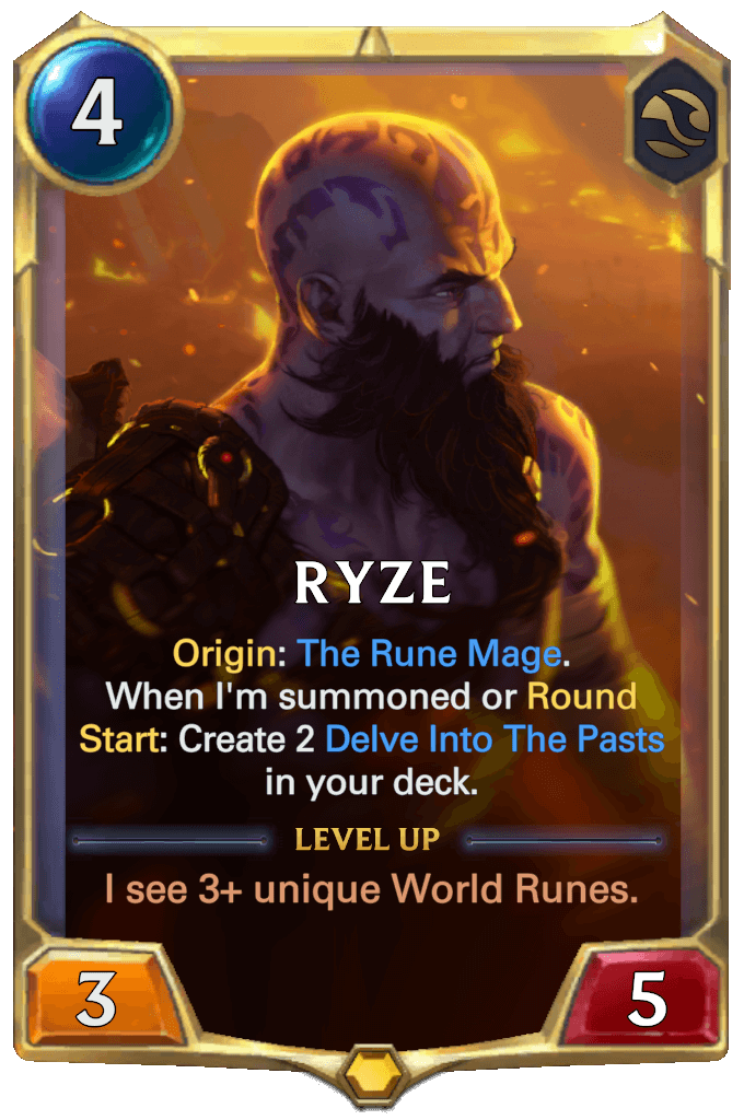 Ryze level 1 lor card