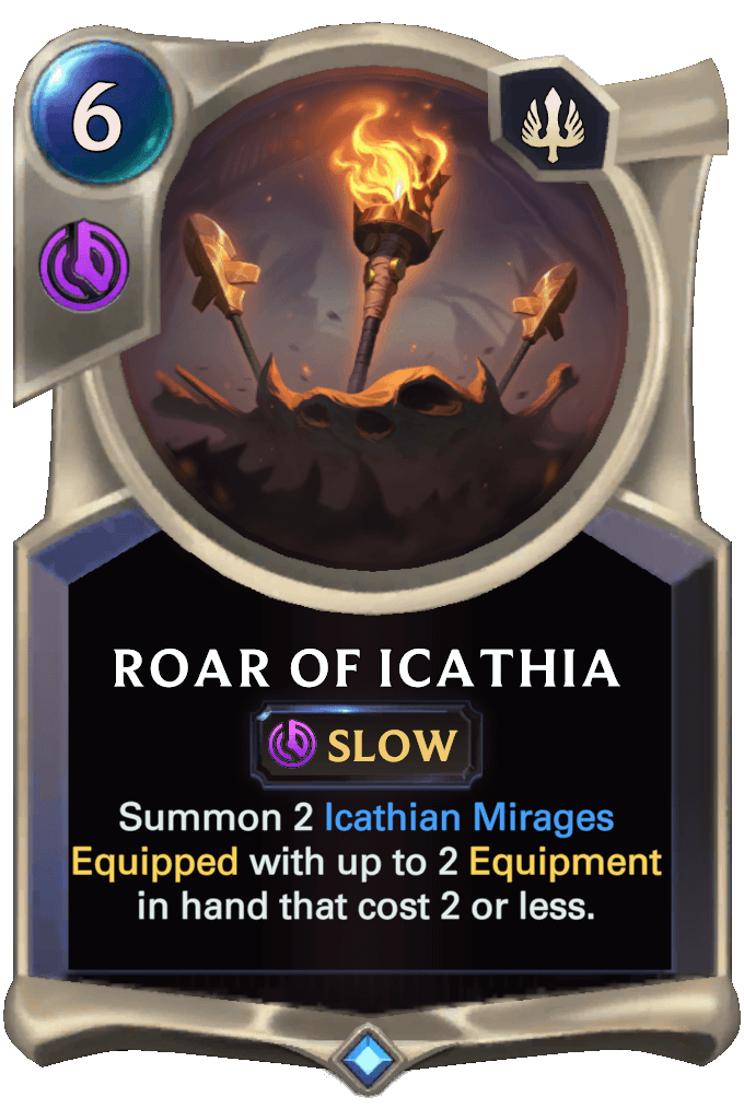 Roar of Icathia lor card