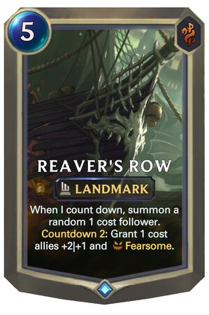 Reaver's Row (LoR Card)