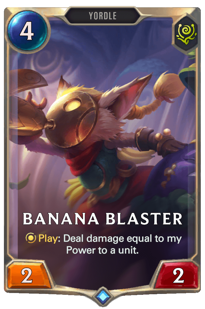 banana blaster lor card