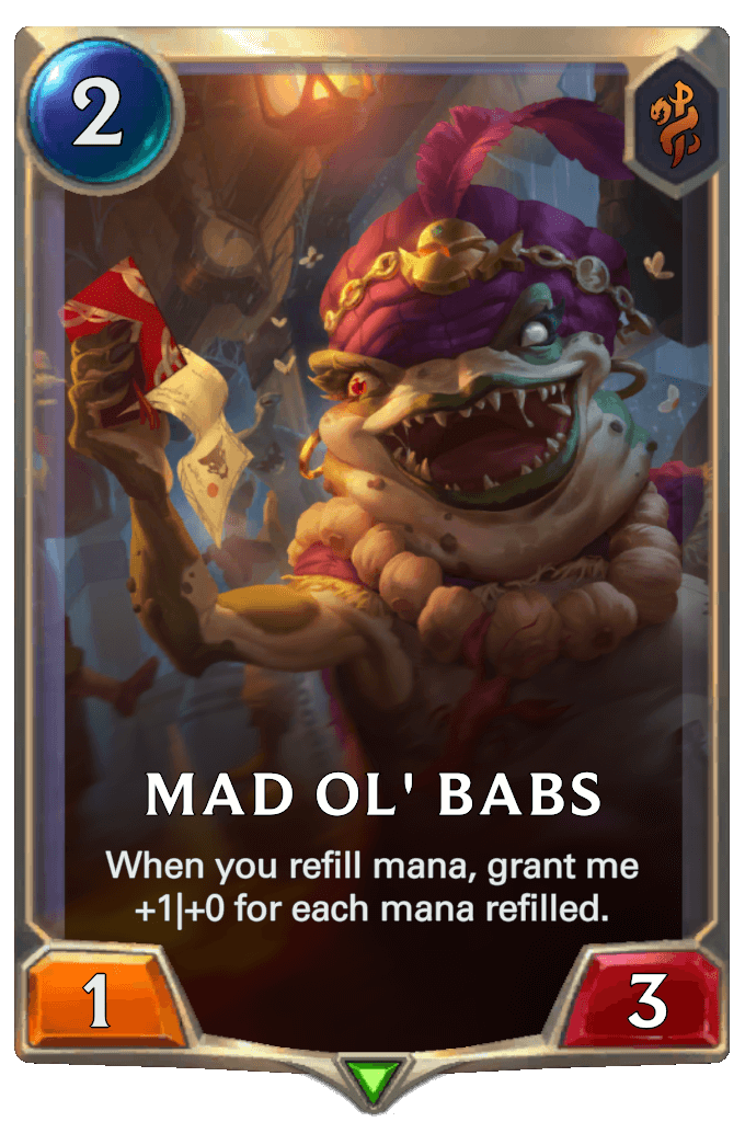 mad ol' babs lor card