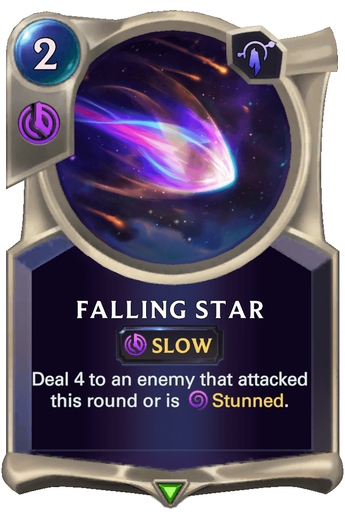 falling star lor card