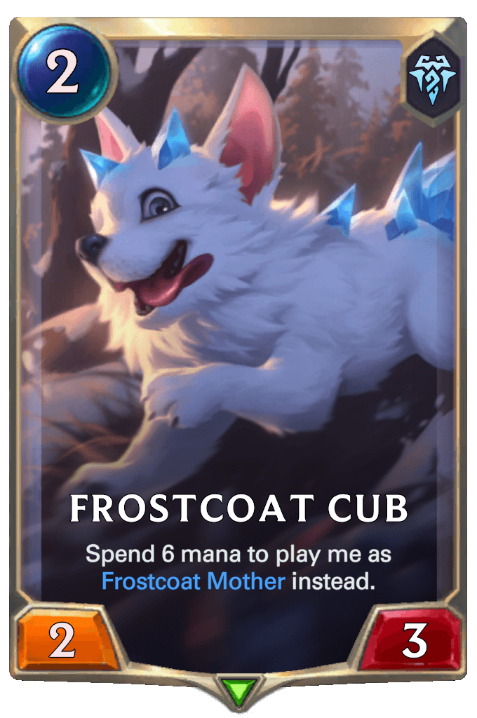 frostcoat cub lor card