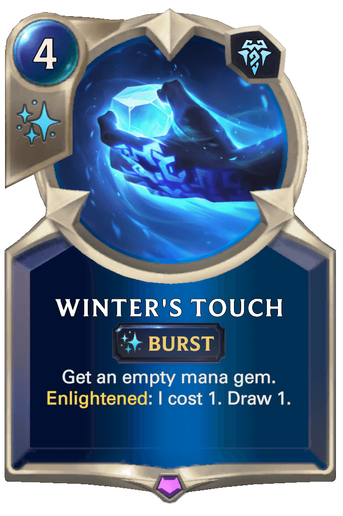 winter's touch lor card