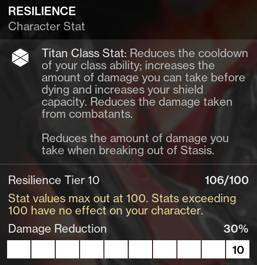 resilience character stat