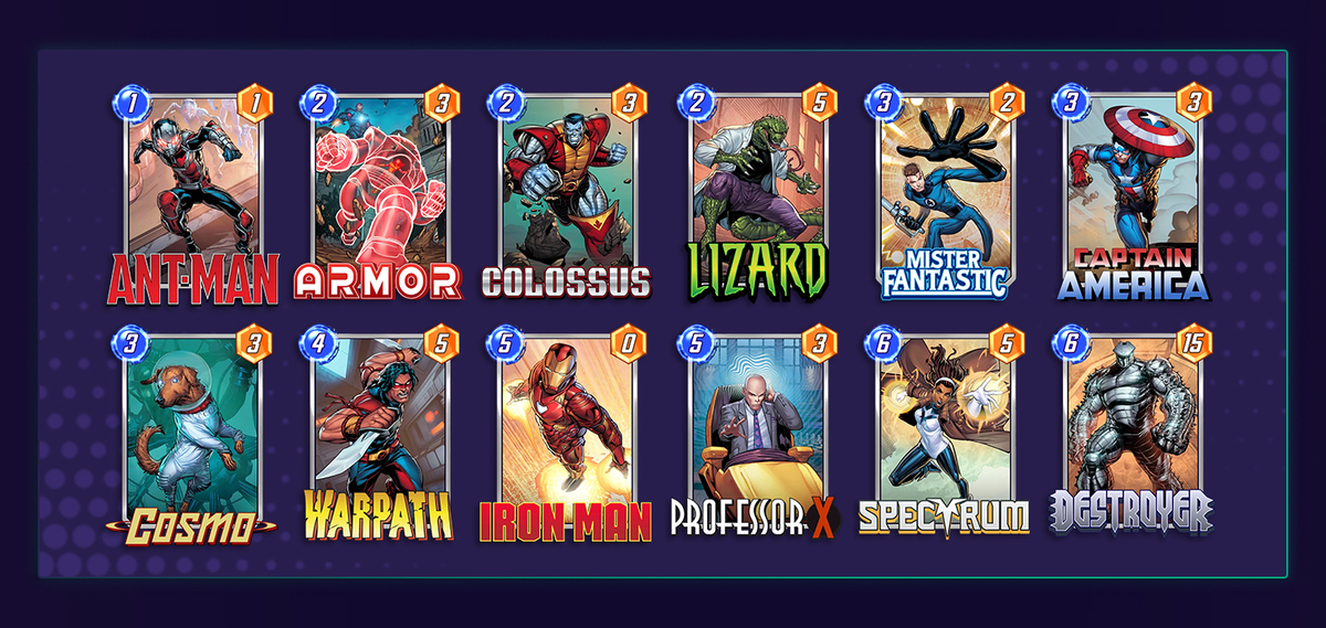 Marvel Snap Ongoing Destroyer Deck