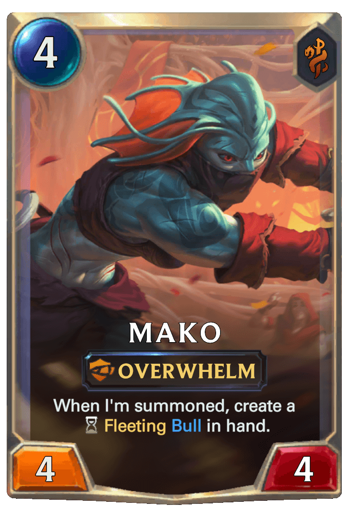 mako lor card